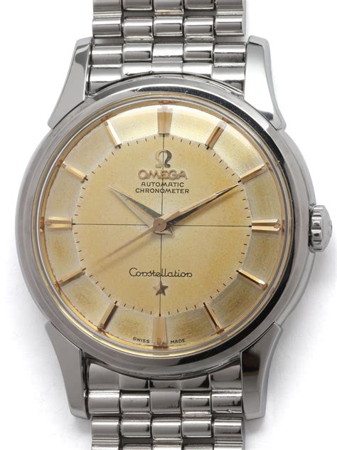 omega constellation stainless steel men's watch|omega watches constellation from 1960 to 1970.